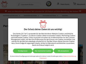 'geschenke24.de' screenshot
