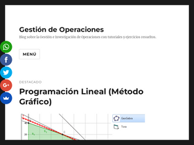 'gestiondeoperaciones.net' screenshot