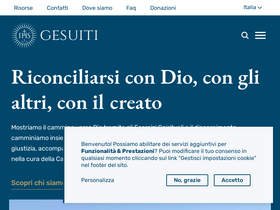 'gesuiti.it' screenshot
