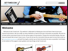 'get-tuned.com' screenshot