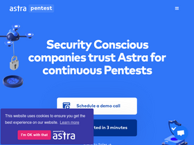'getastra.com' screenshot