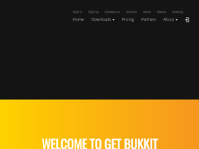 'getbukkit.org' screenshot