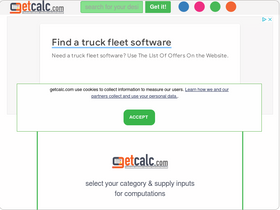 'getcalc.com' screenshot