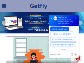 'getflycrm.com' screenshot