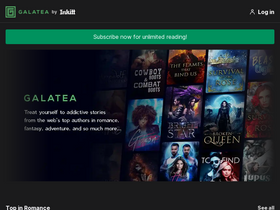 'getgalatea.com' screenshot
