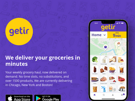 'getir.com' screenshot