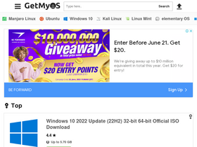 'getmyos.com' screenshot