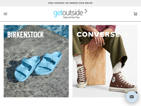'getoutsideshoes.com' screenshot