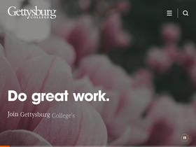 'gettysburg.edu' screenshot