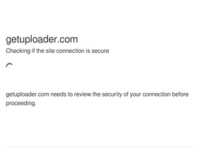'getuploader.com' screenshot