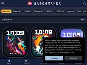 'getwatchmaker.com' screenshot