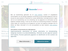 'gezonderleven.com' screenshot