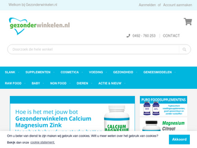 'gezonderwinkelen.nl' screenshot