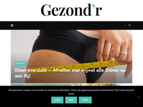 'gezondr.nl' screenshot