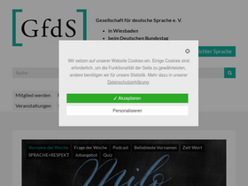 'gfds.de' screenshot
