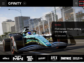 'gfinityesports.com' screenshot