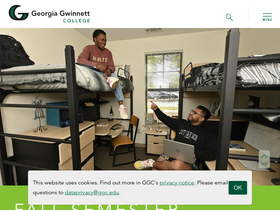 'ggc.edu' screenshot