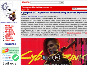 'ggmania.com' screenshot