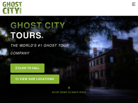 'ghostcitytours.com' screenshot