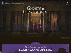 'ghostsandgravestones.com' screenshot