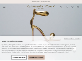 'gianvitorossi.com' screenshot