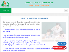'giasuviet.com.vn' screenshot