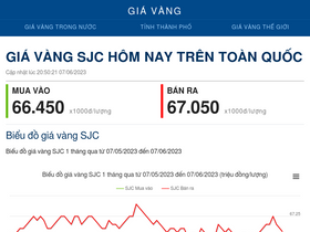 'giavang.org' screenshot