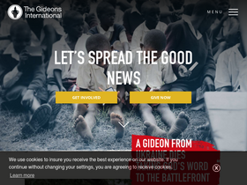 'gideons.org' screenshot