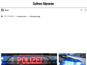'giessener-allgemeine.de' screenshot