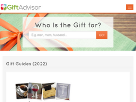 'giftadvisor.com' screenshot