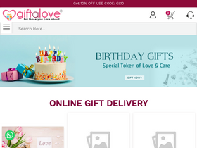 'giftalove.com' screenshot