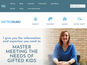 'giftedguru.com' screenshot