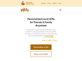 'giftly.com' screenshot