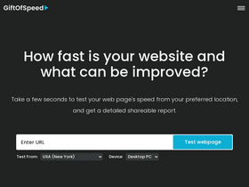 'giftofspeed.com' screenshot