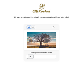 'giftrocket.com' screenshot