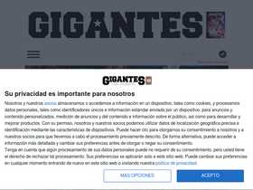 'gigantes.com' screenshot