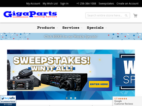 'gigaparts.com' screenshot
