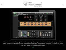 'gigperformer.com' screenshot