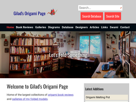 'giladorigami.com' screenshot