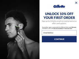 'gillette.com' screenshot