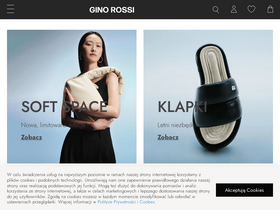 'gino-rossi.com' screenshot