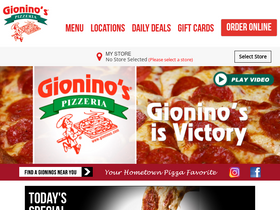 'gioninos.com' screenshot