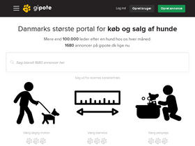 'gipote.dk' screenshot
