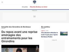 'girondins33.com' screenshot
