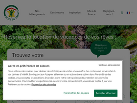 'gites-de-france.com' screenshot