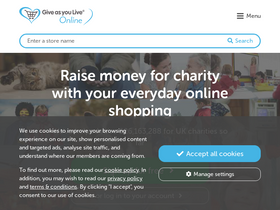 'giveasyoulive.com' screenshot