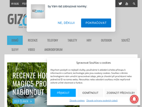 'gizchina.cz' screenshot