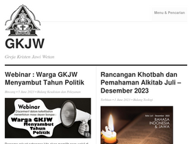 'gkjw.or.id' screenshot