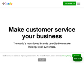'gladly.com' screenshot