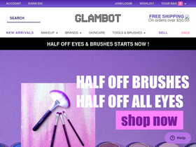 'glambot.com' screenshot